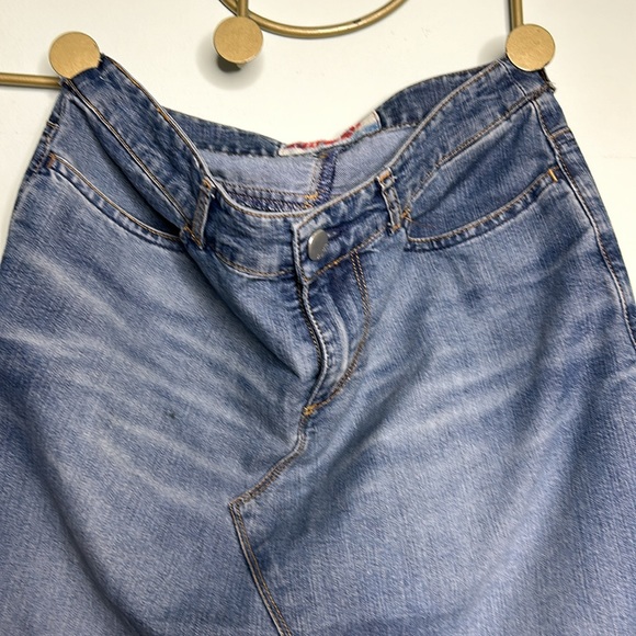 Vintage Miss Sixty Denim and Lace Skirt - Picture 4 of 12